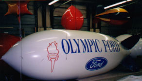 Advertising blimps 20ft.- Olympic Ford logo